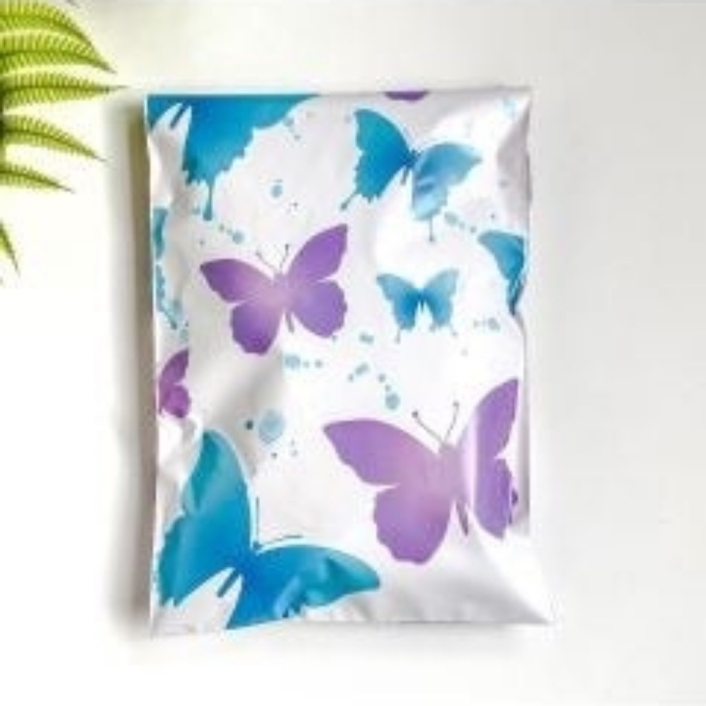10 Butterfly Print 6x9 Poly Mailers Shipping Bags